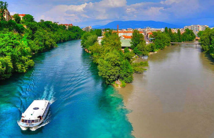 Rhone and Arve rivers