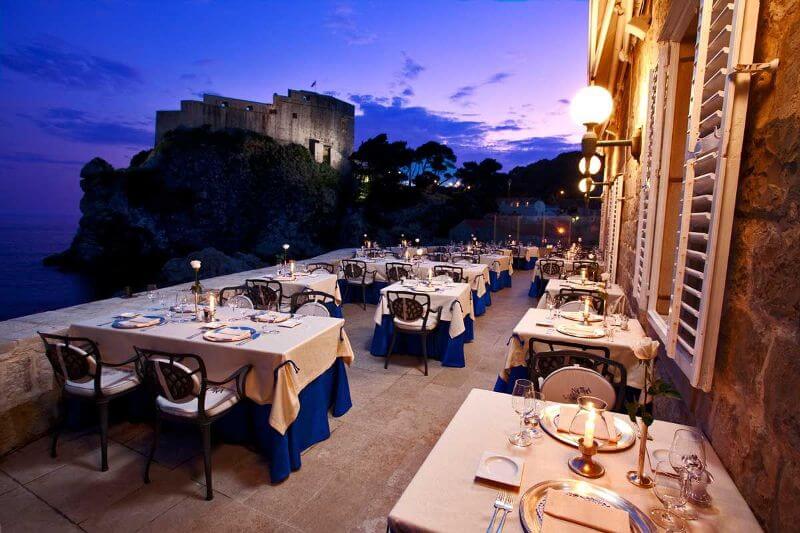 best restaurant views, Nautika, Dubrovnik, Croatia 