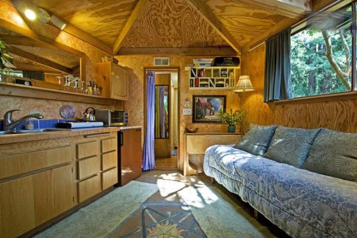 Mushroom Dome Cabin at Aptos in California, United States interiors