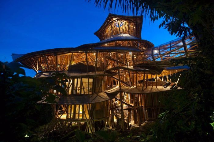 Sunrise ‘All-Bamboo’ House at Abiansemal in Bali, Indonesia