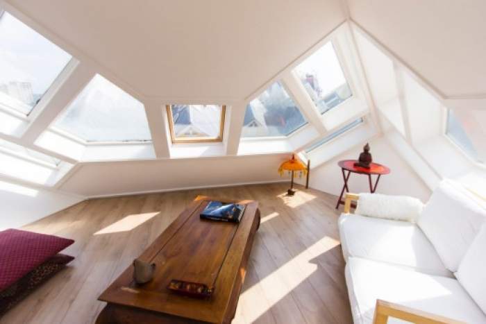 interior of Cube house in Rotterdam, Netherlands