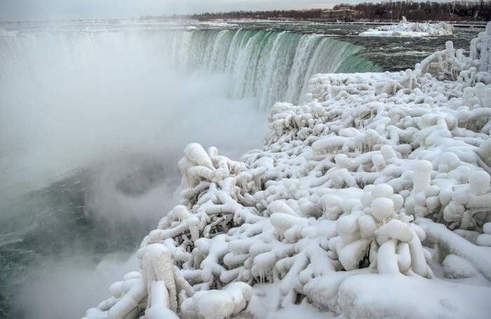 Niagara Falls freezing