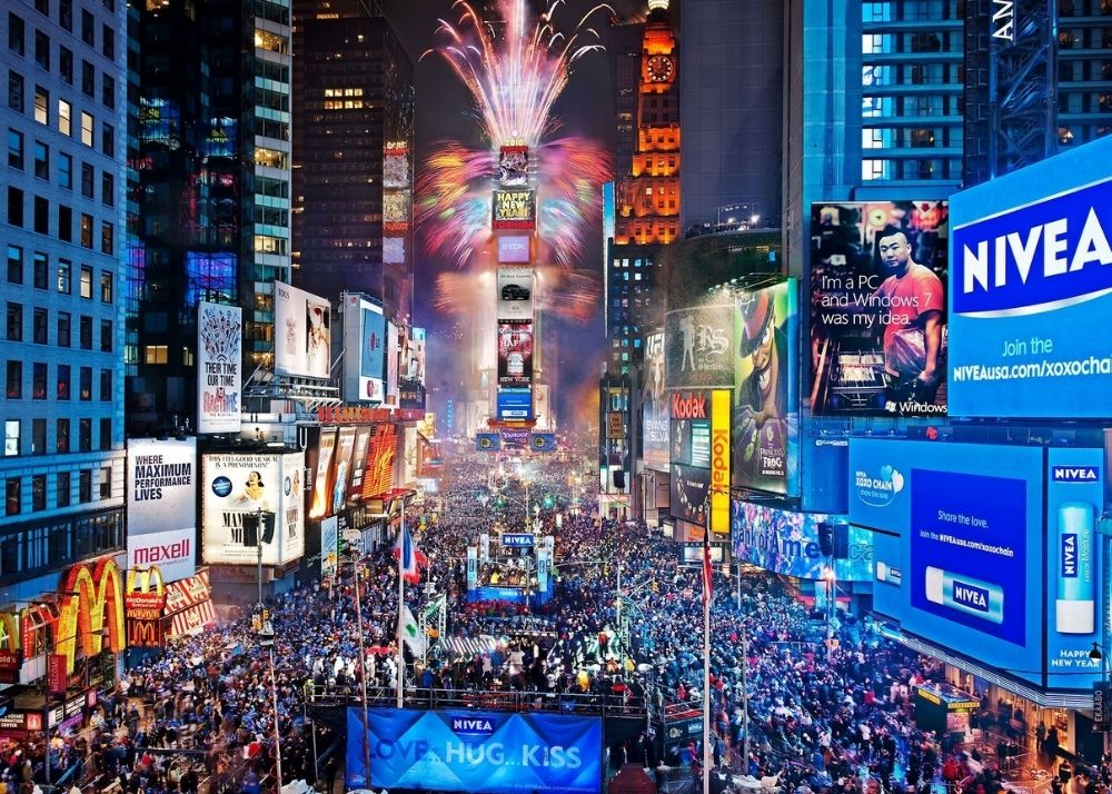 New year's eve in Times Square