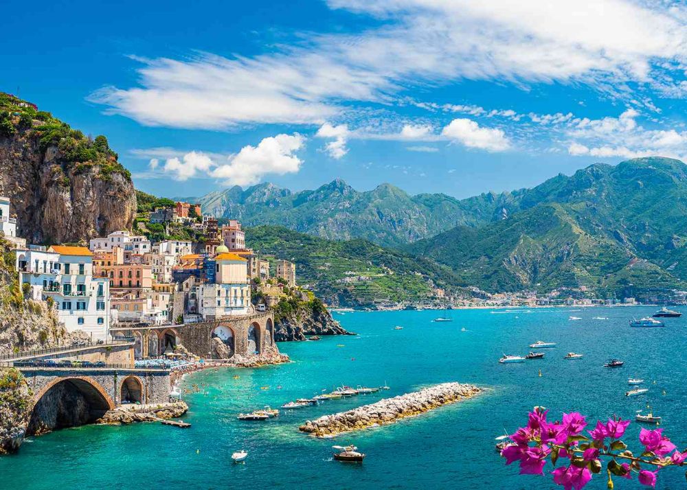 Amalfi coast in Italy